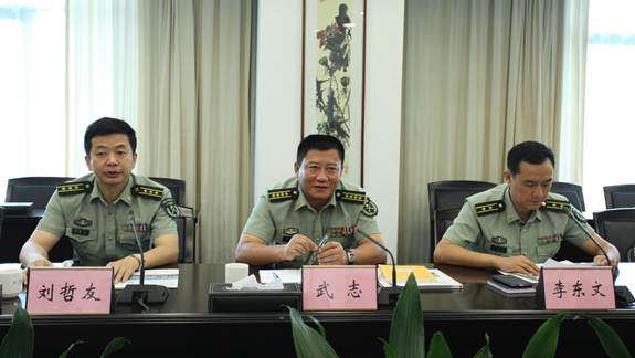 佛山军分区司令员市征兵领导小组副组长武志到我校调研
